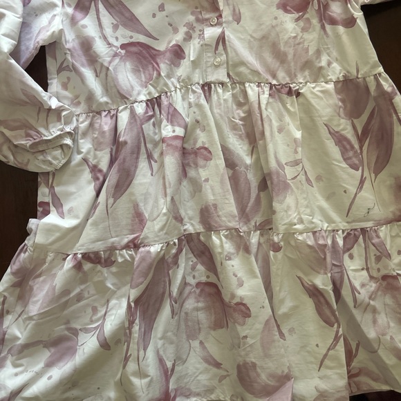 Loverly Grey x Anthropologie The Bettina Shirt Dress by Maeve Mini Edition NWT L - Picture 7 of 7
